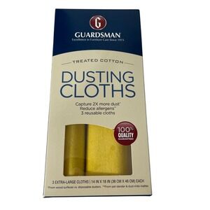 Guardsman Treated Cotton Dusing Cloths‎ New (only 2 cloths)